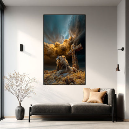 Tablou Decorativ Modern - Print UV pe Sticla - „Sacred Modernities” - No15