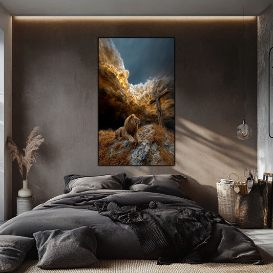 Tablou Decorativ Modern - Print UV pe Sticla - „Sacred Modernities” - No16