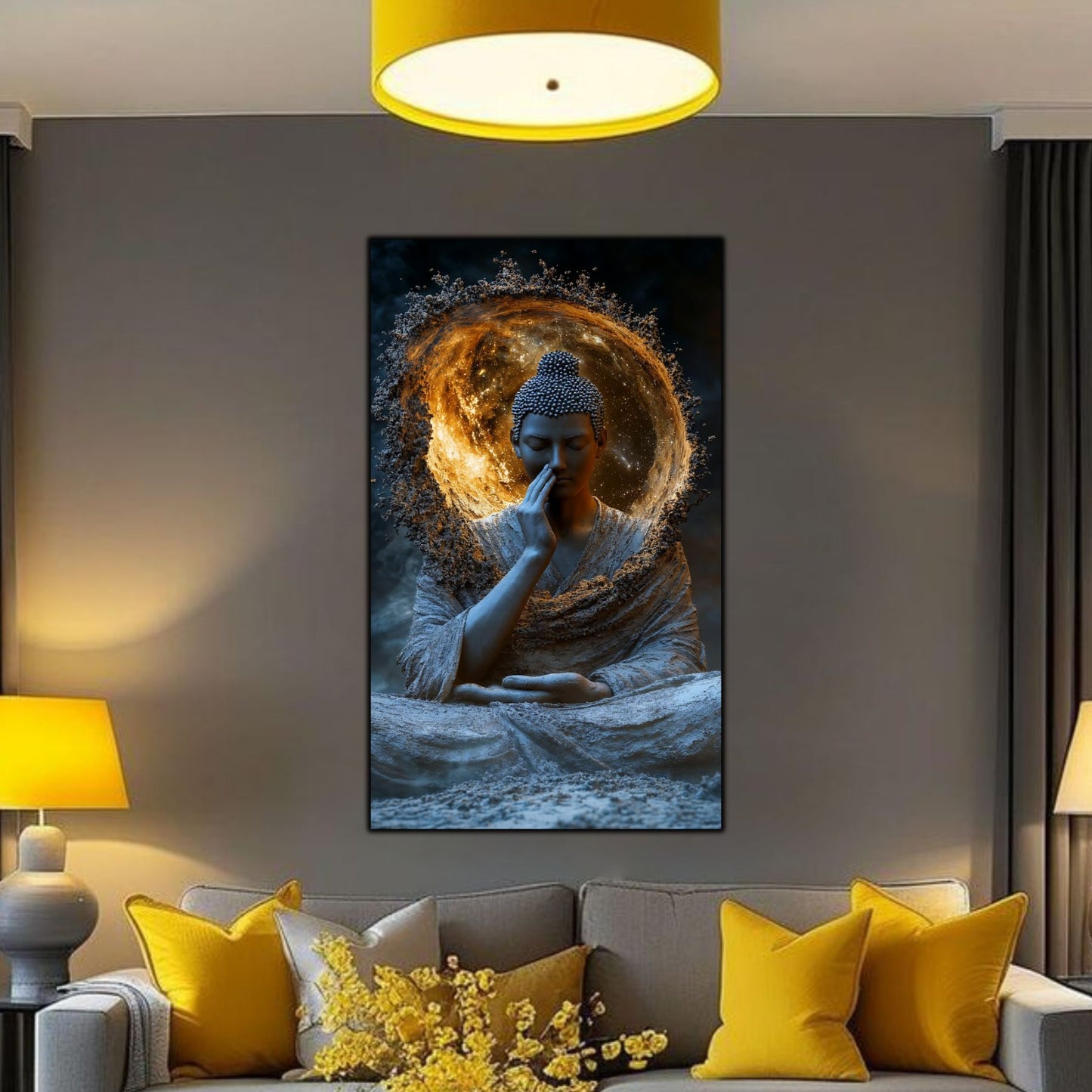 Tablou Decorativ pe Sticla Securizata – Ideal pt Dormitor si Living - Beyond Stardust No42