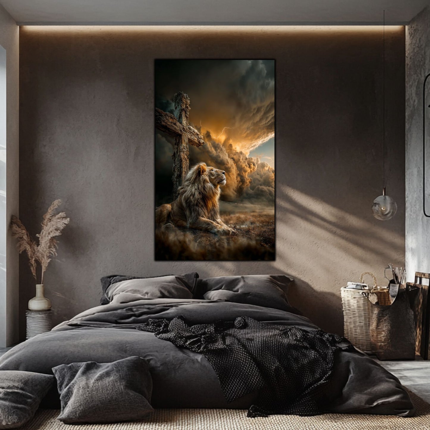 Tablou Decorativ Modern - Print UV pe Sticla - „Sacred Modernities” - No17