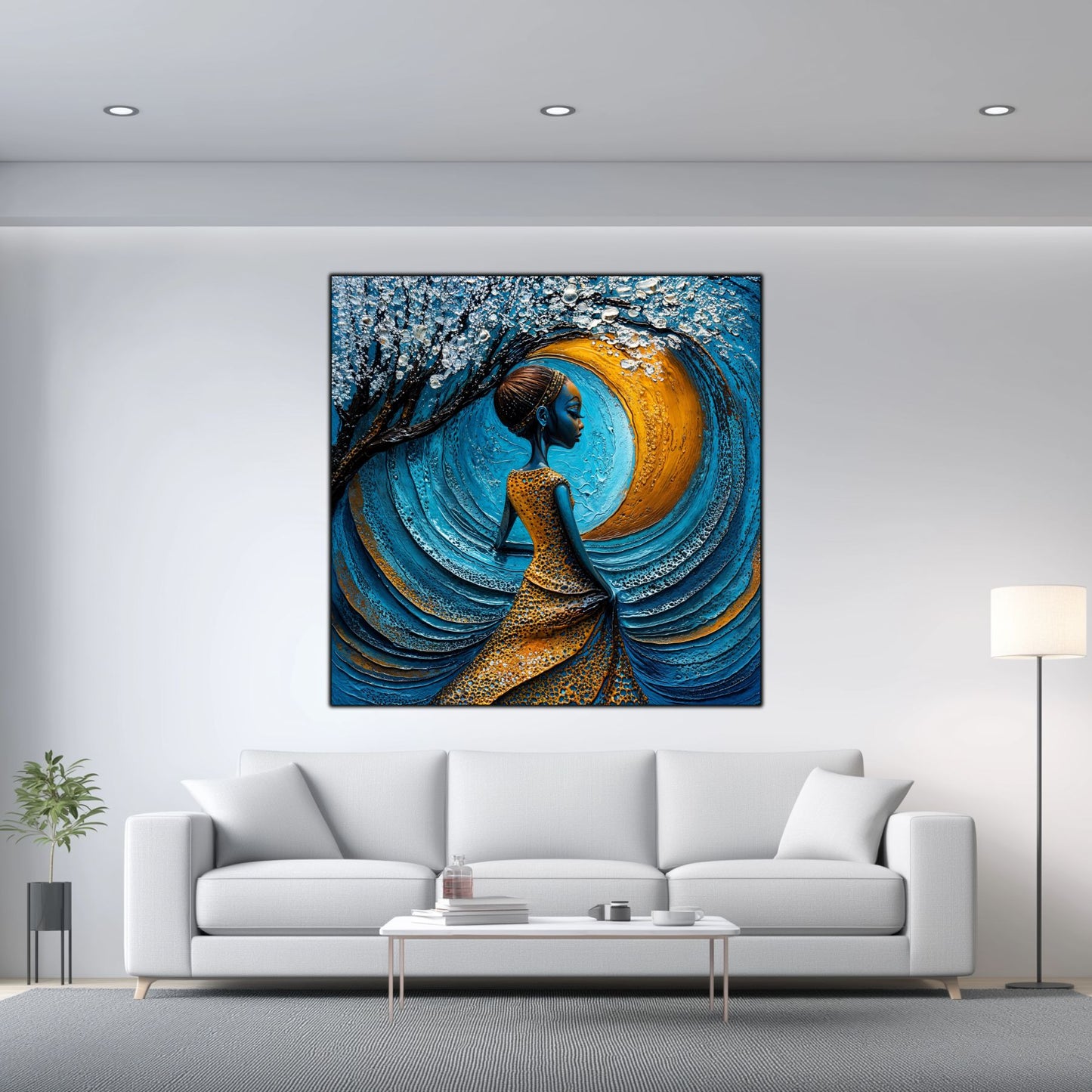 Tablou unicat din sticlă securizată Beyond Origin - No42