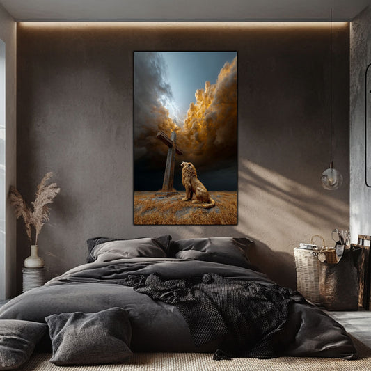 Tablou Decorativ Modern - Print UV pe Sticla - „Sacred Modernities” - No18