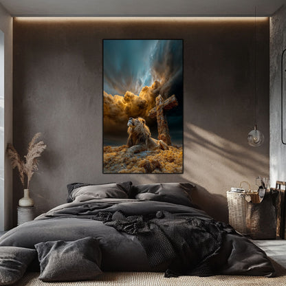 Tablou Decorativ Modern - Print UV pe Sticla - „Sacred Modernities” - No15