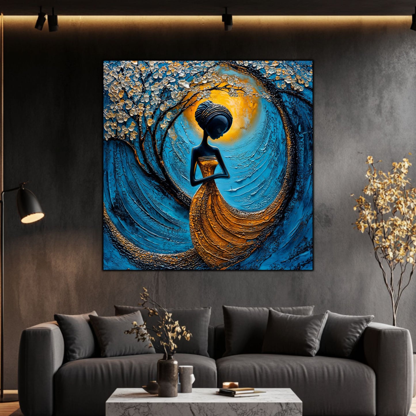 Tablou unicat din sticlă securizată Beyond Origin - No40