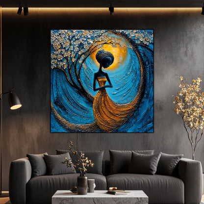 Tablou unicat din sticlă securizată Beyond Origin - No40