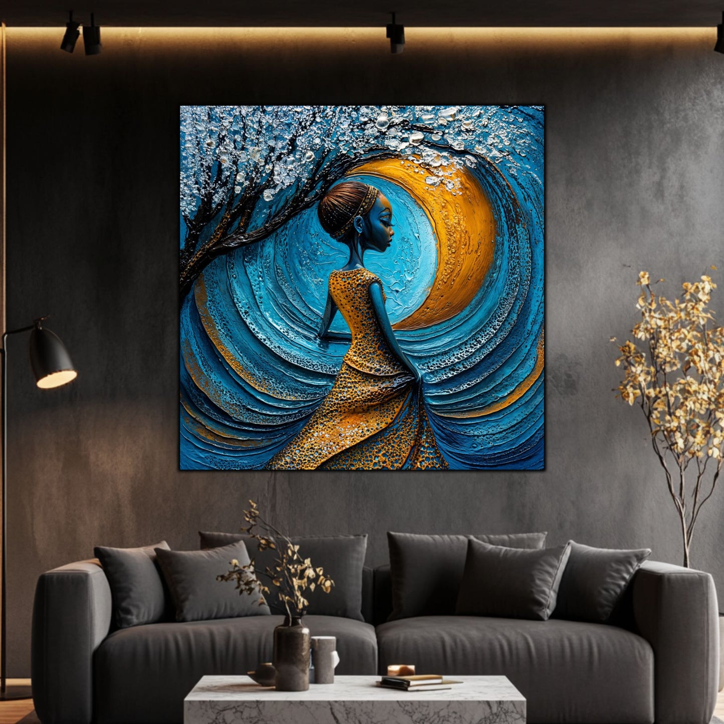 Tablou unicat din sticlă securizată Beyond Origin - No42