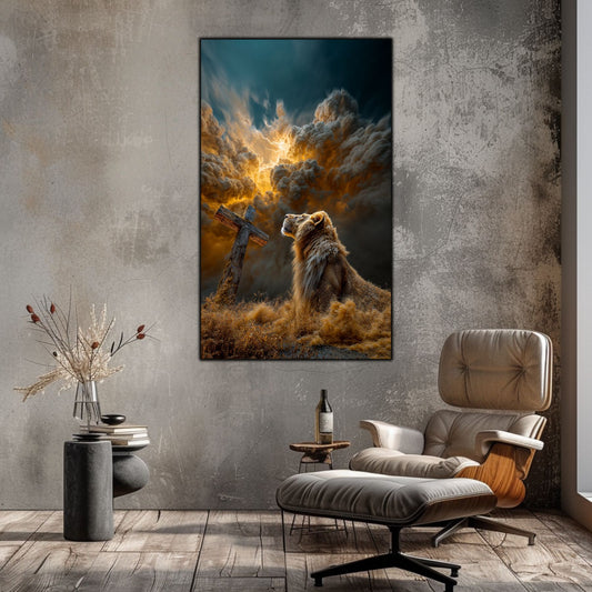 Tablou Decorativ Modern - Print UV pe Sticla - „Sacred Modernities” - No13
