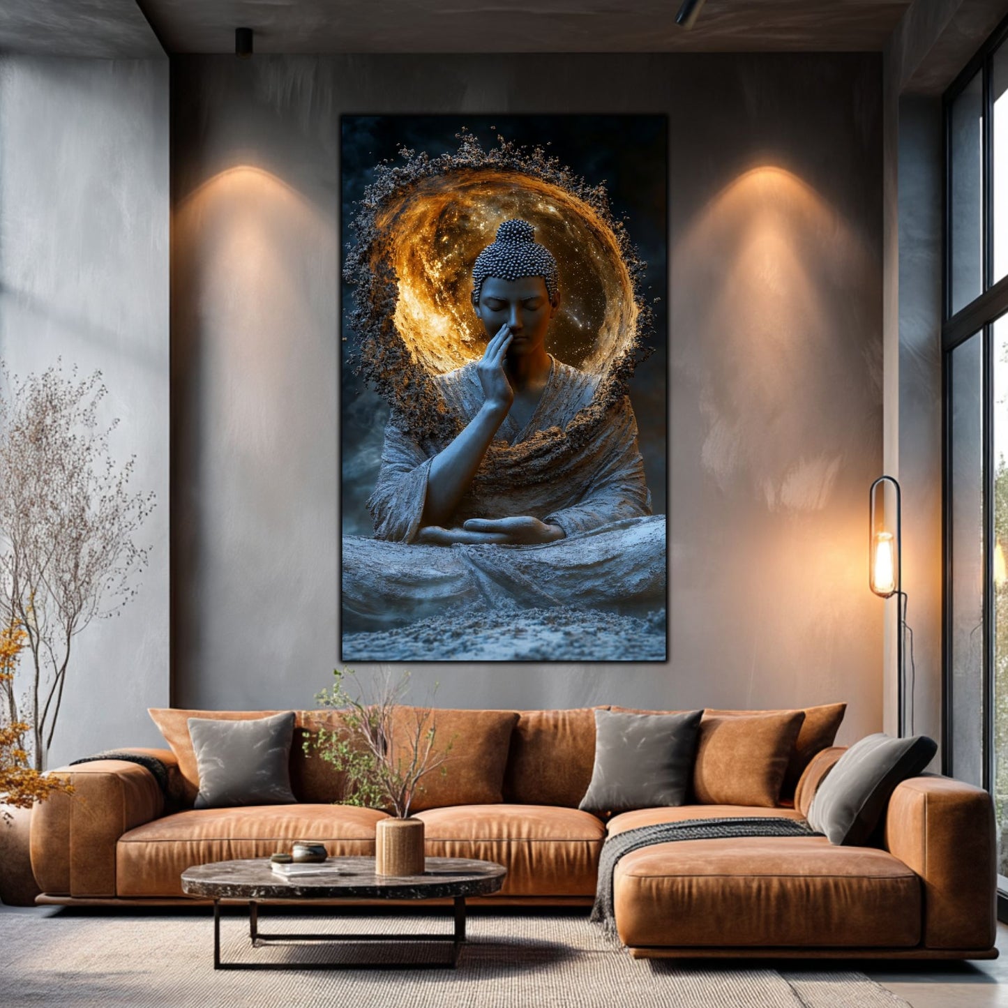 Tablou Decorativ pe Sticla Securizata – Ideal pt Dormitor si Living - Beyond Stardust No42