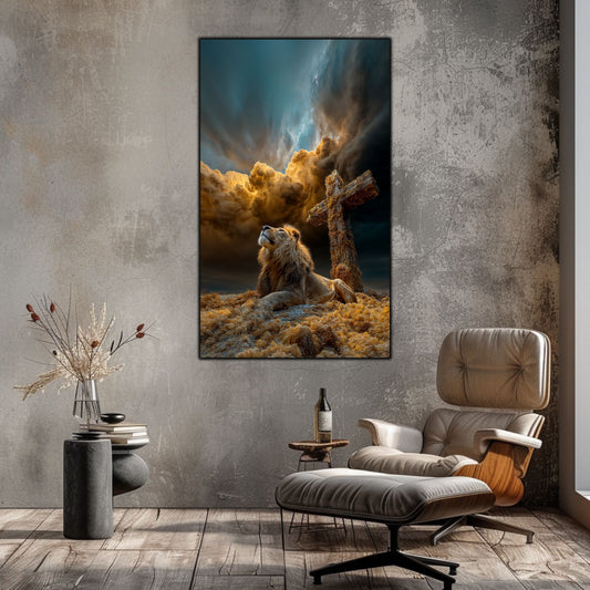 Tablou Decorativ Modern - Print UV pe Sticla - „Sacred Modernities” - No15