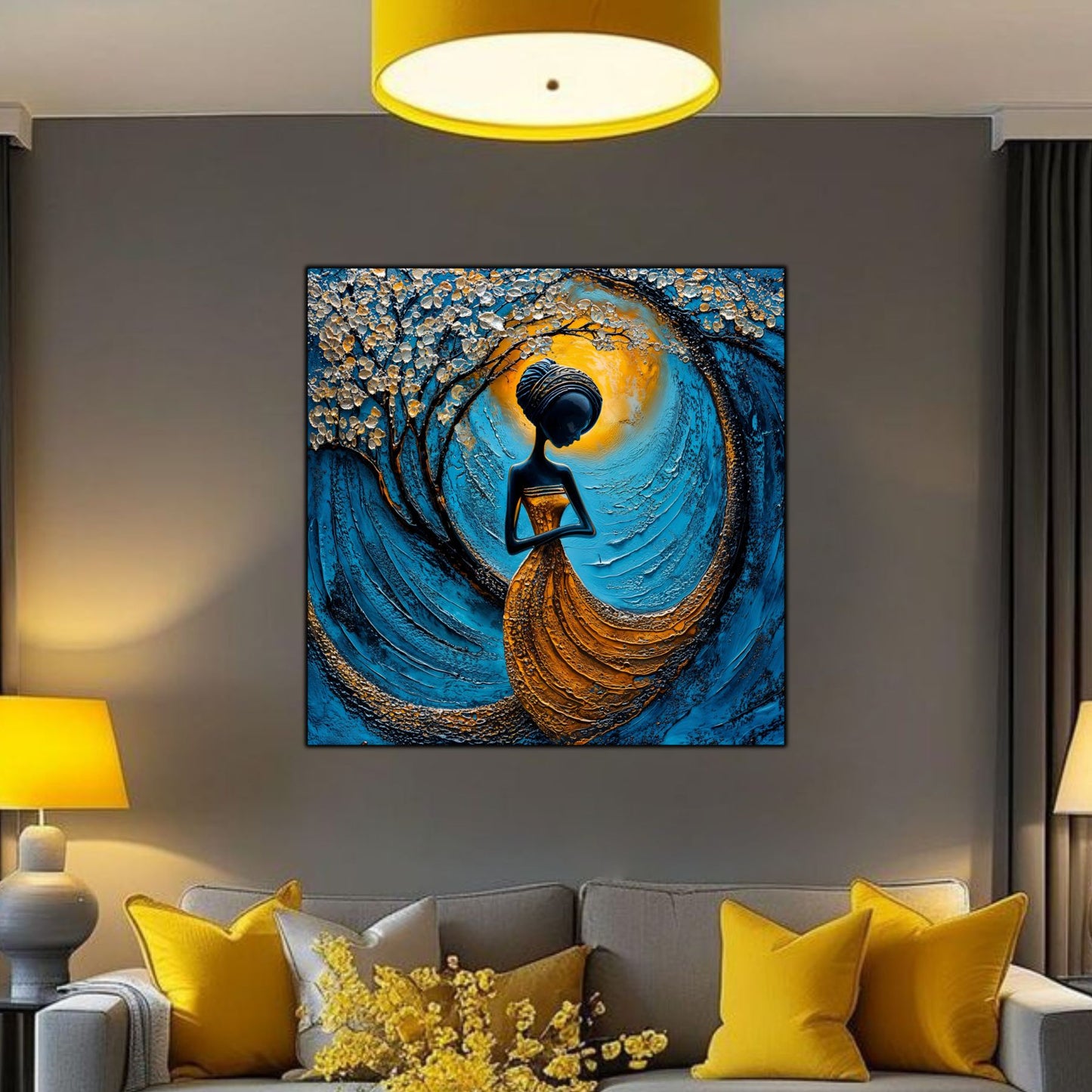 Tablou unicat din sticlă securizată Beyond Origin - No40