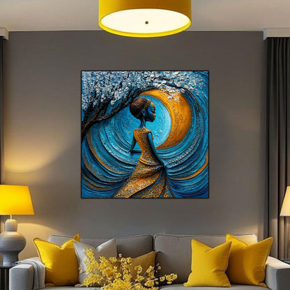 Tablou unicat din sticlă securizată Beyond Origin - No42