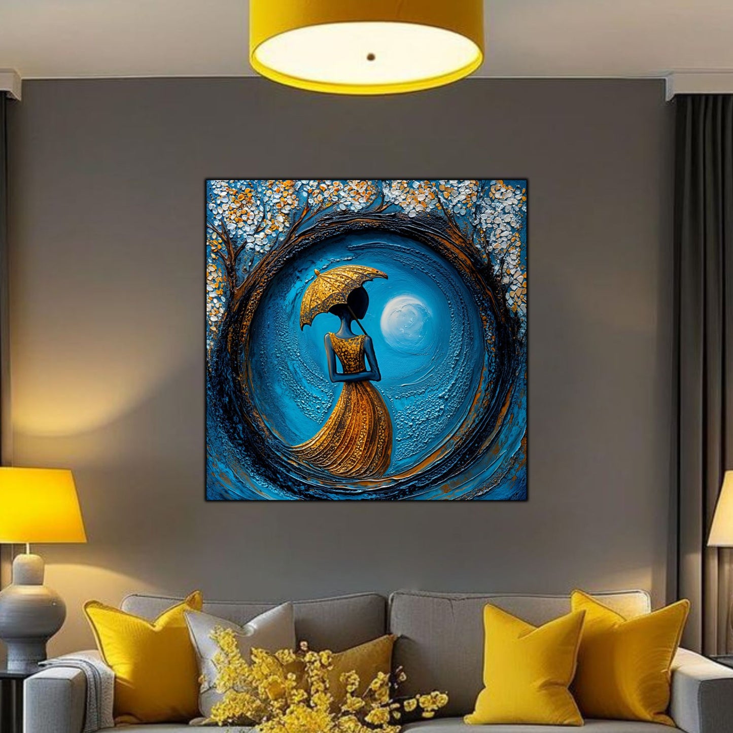 Tablou unicat din sticlă securizată Beyond Origin - No38