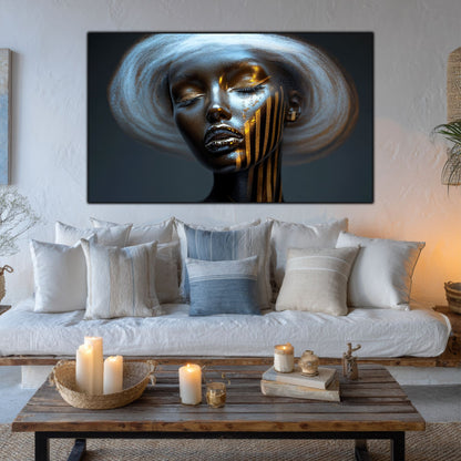 Dark White - Tablou Sticla Securizata - NO27