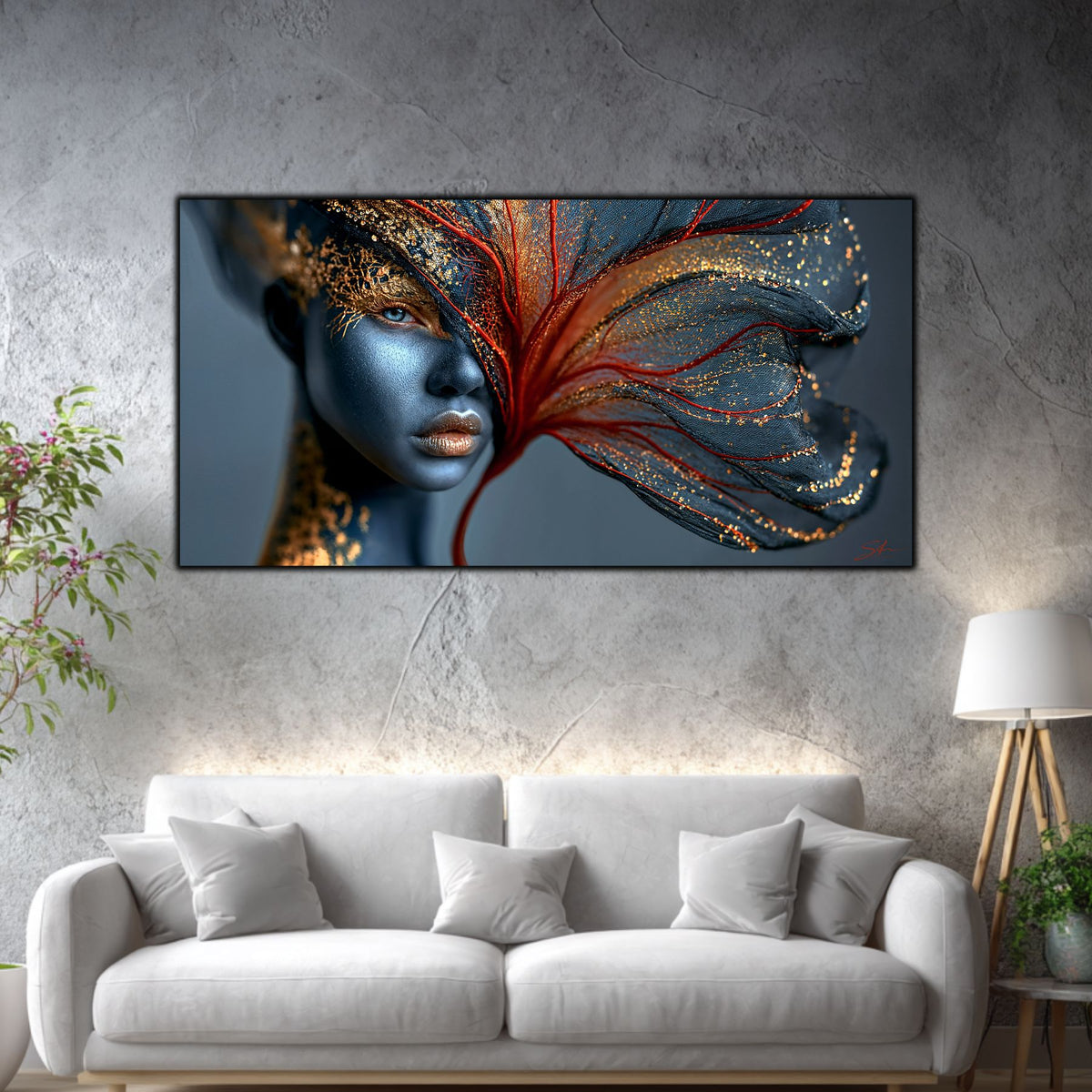 Tablou Abstract Living – Petal of Fire