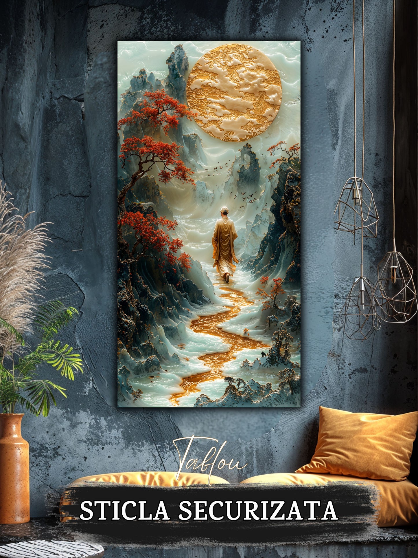 Tablou Sticla - Silk Road - 22
