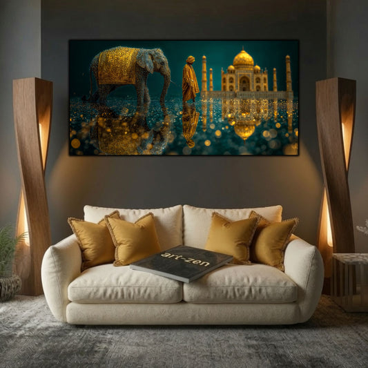 Tablou Modern Living – A Path in Gold