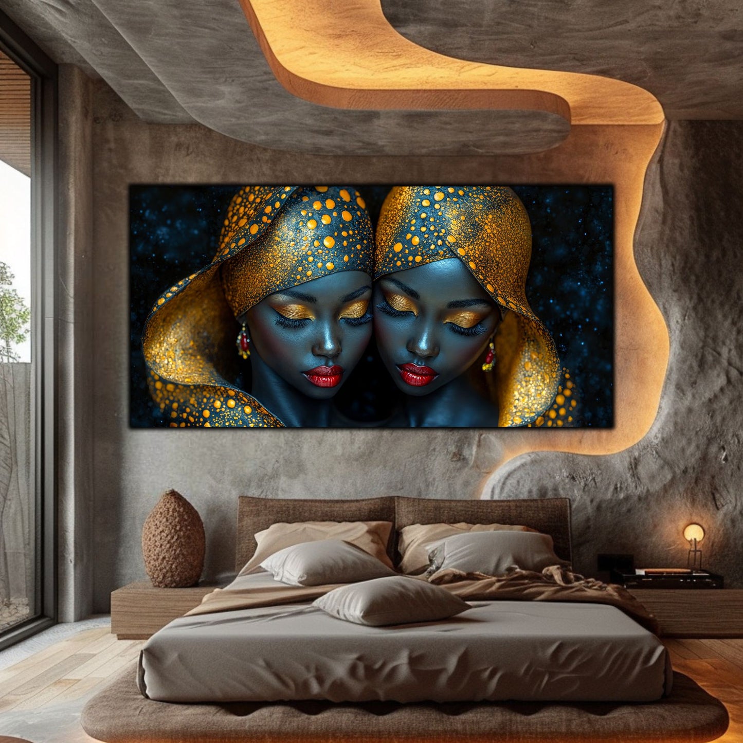 Tablou unicat din sticlă securizată - Beyond Tribe NO05