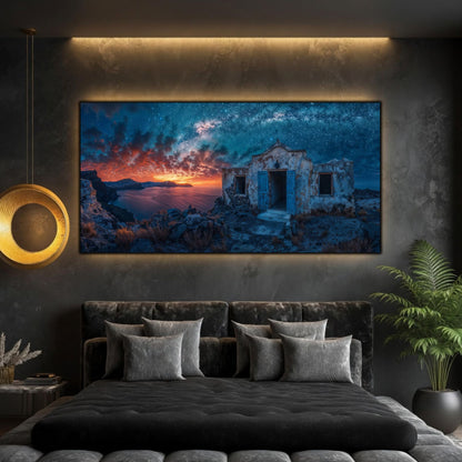 Tablouri Living Sticlă – Ember Ruins | The Light We Encounter