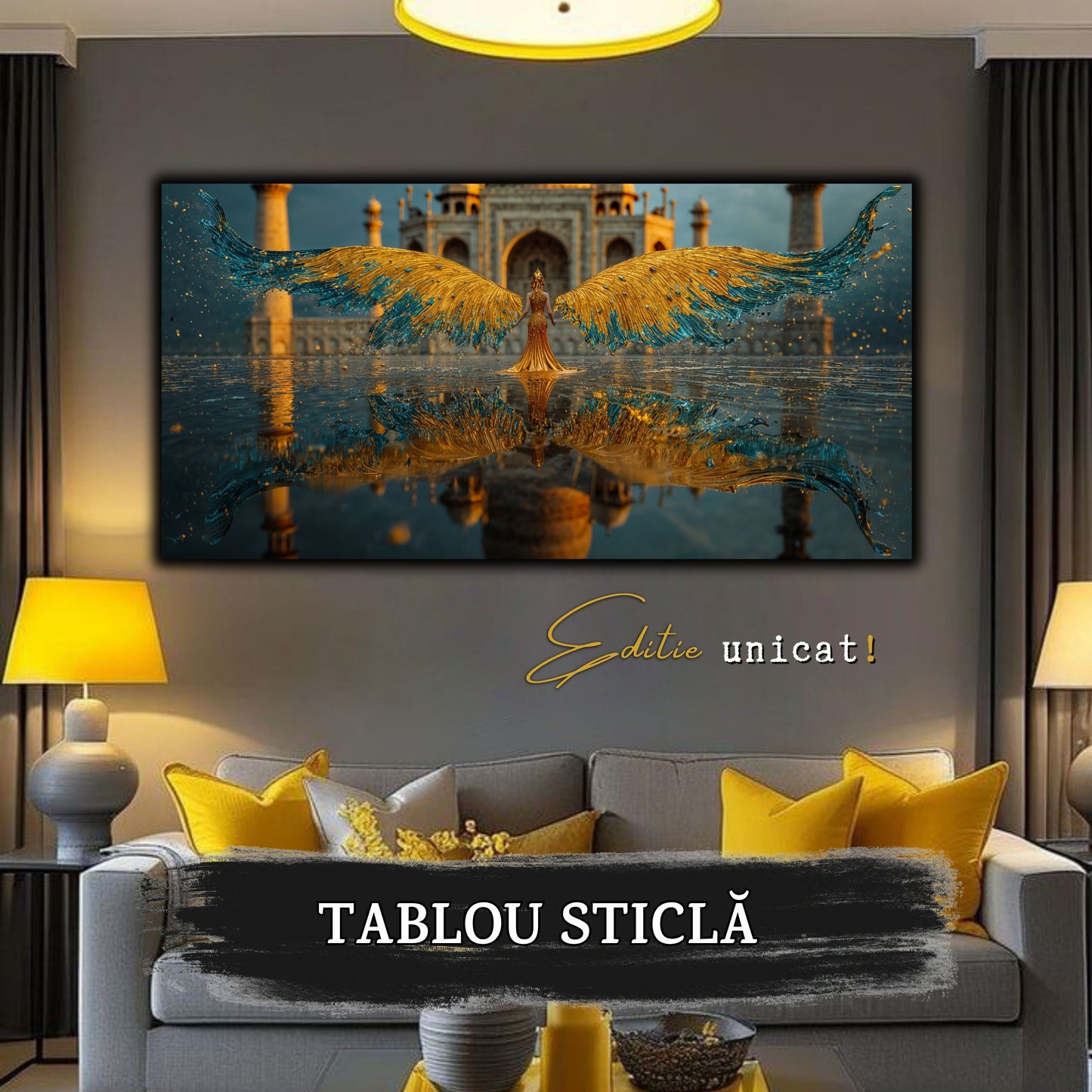 Tablou unicat pe sticla securizata - The Lost Temple - No 08