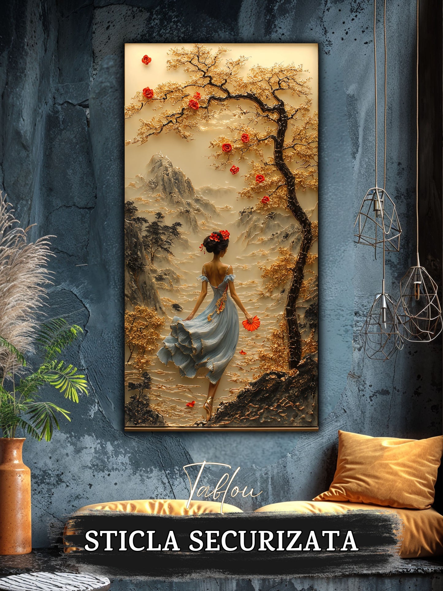 Tablou Sticla Securizata - Fragment of The Soul - 06