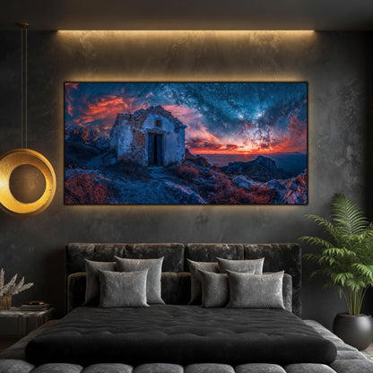 Tablouri Living Sticlă – The House Beneath Stars | The Light We Encounter