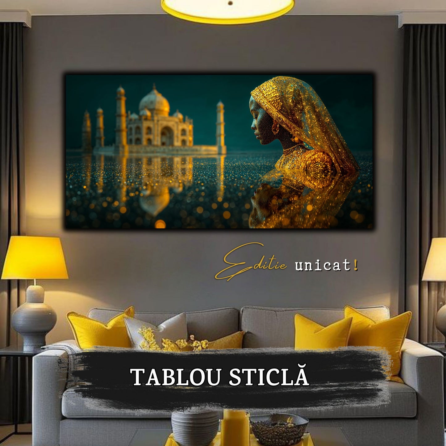 Tablou unicat pe sticla securizata - The Lost Temple - No 06