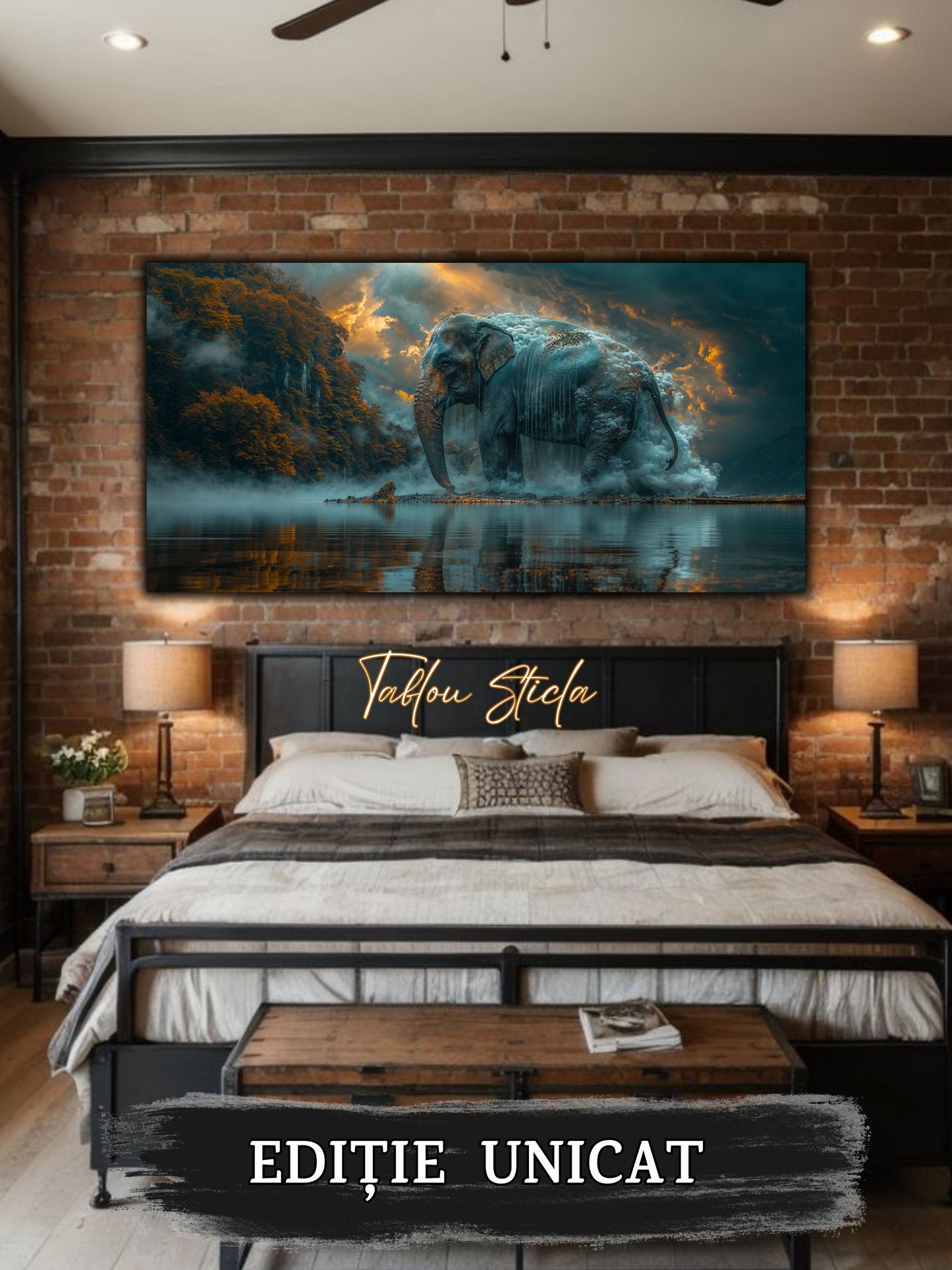 Magnific Titan - Tablou Sticla Securizata - 16