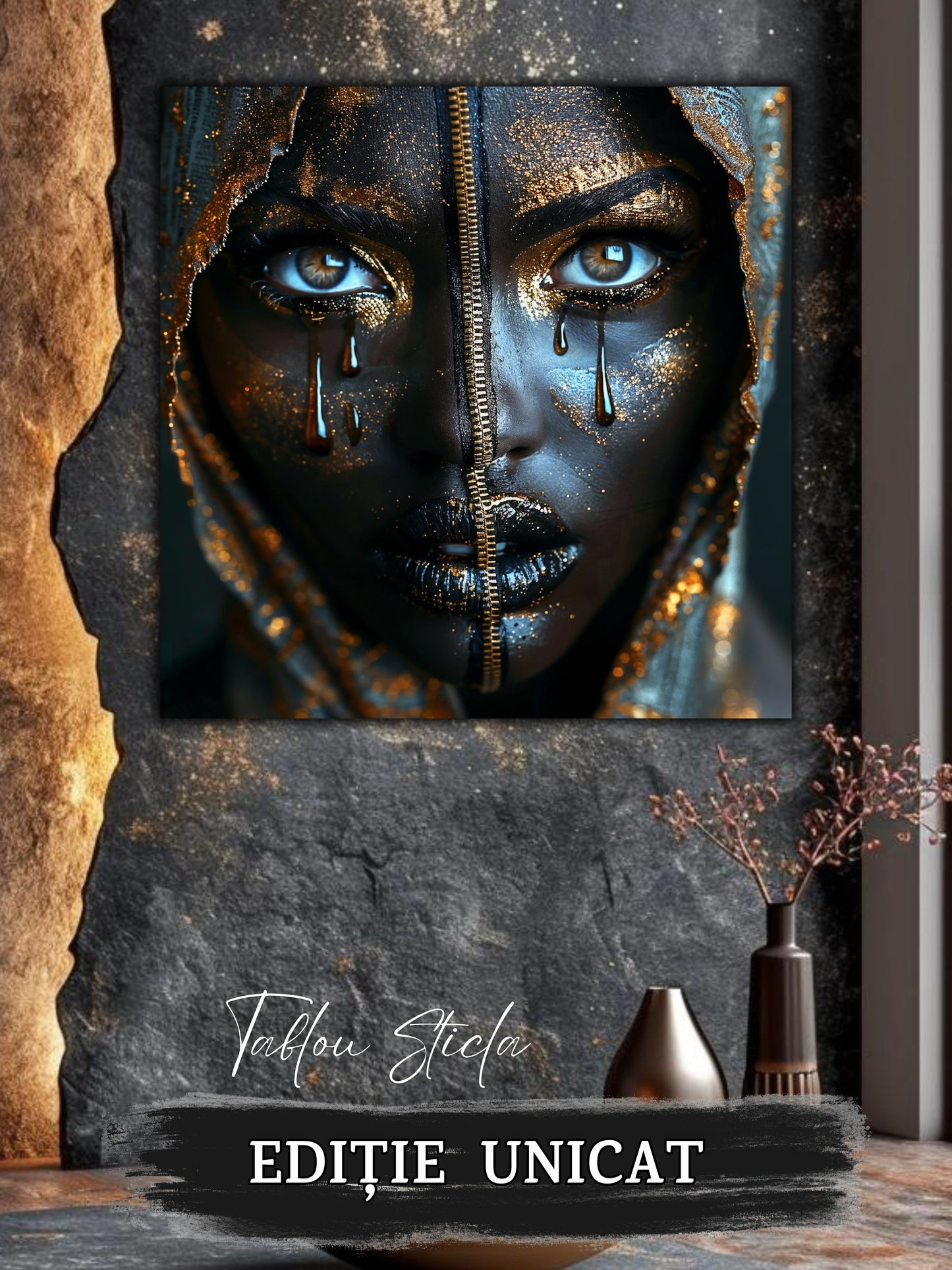 Dark Zen - Tablou Sticla Securizata - 03