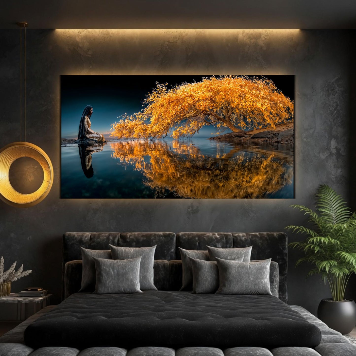 Tablouri Living Sticlă – The Meeting Place | The Light We Encounter