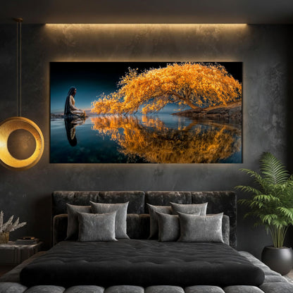 Tablouri Living Sticlă – The Meeting Place | The Light We Encounter