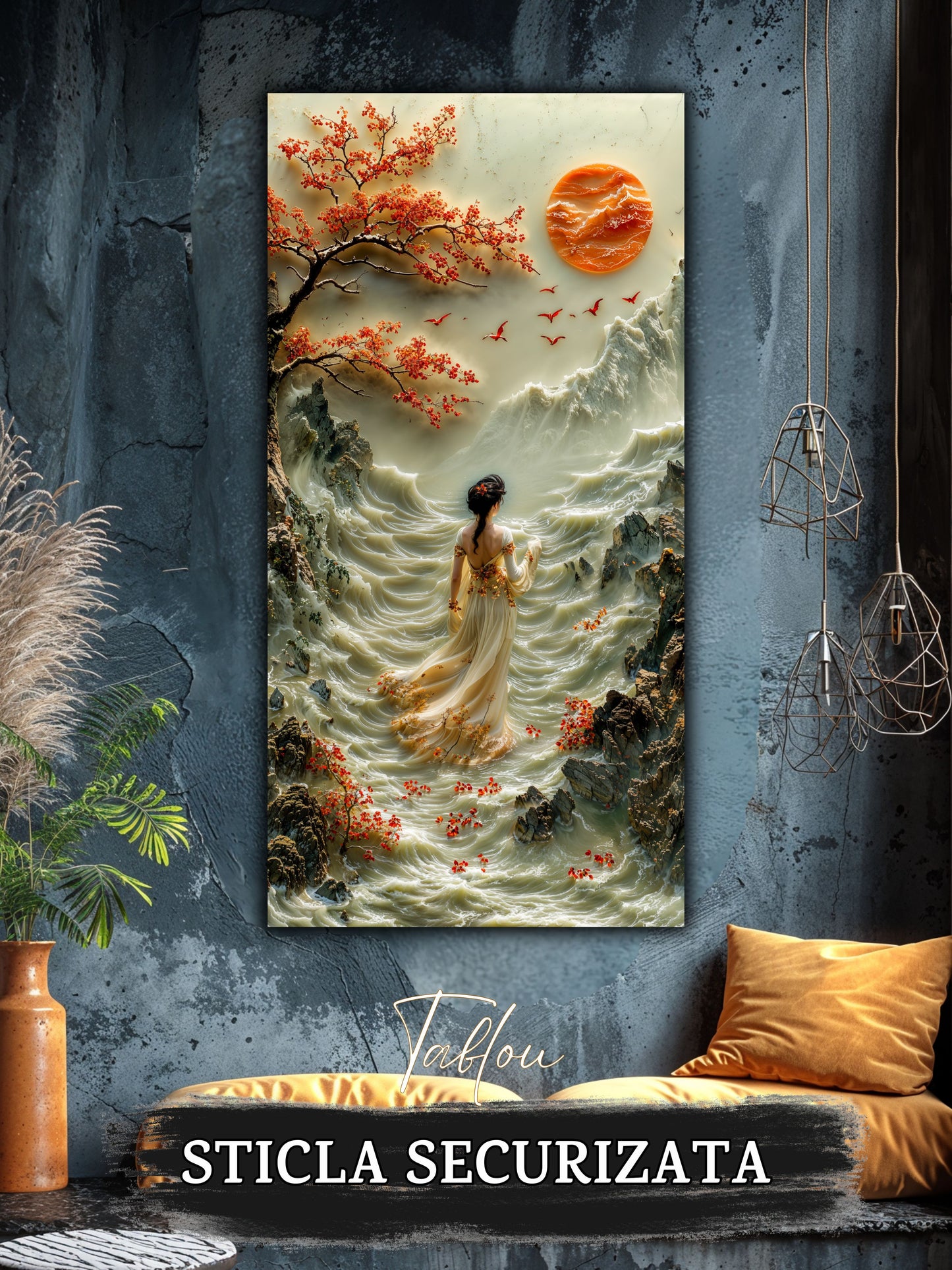 Tablou Sticla - Silk Road - 21