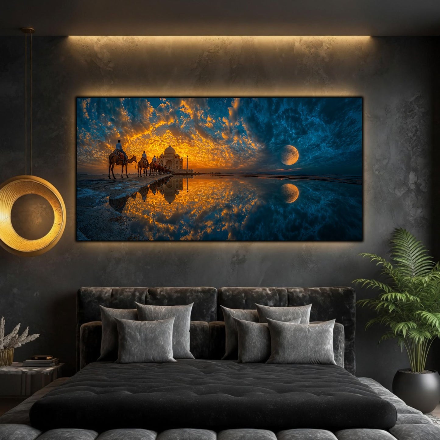 Tablouri Living Sticlă – Children of the Distant Light | The Light We Encounter
