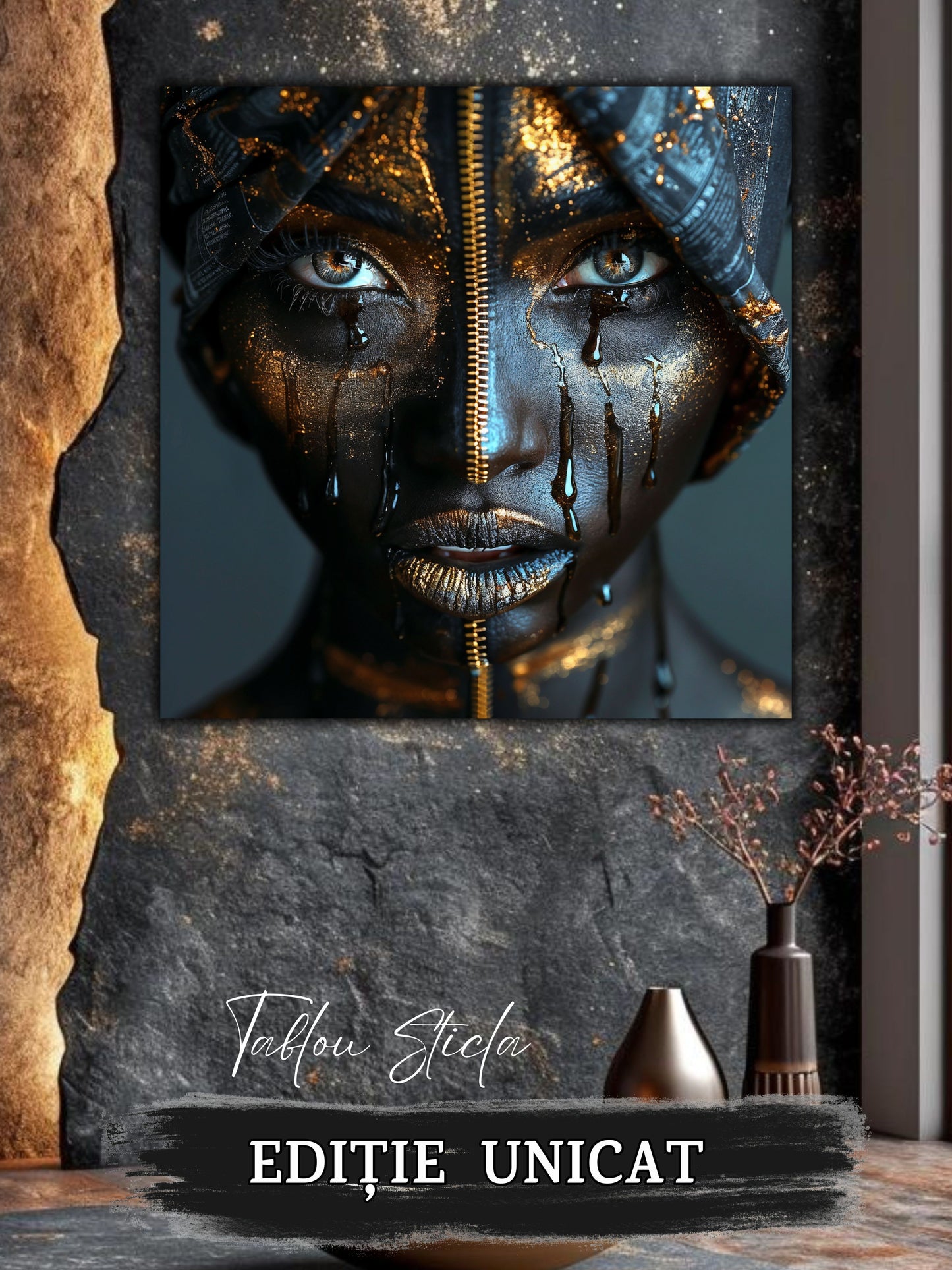 Dark Zen - Tablou Sticla Securizata - 02