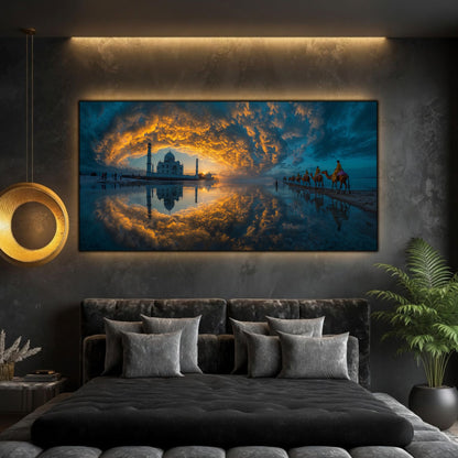 Tablouri Living Sticlă – Palace in the Water | The Light We Encounter
