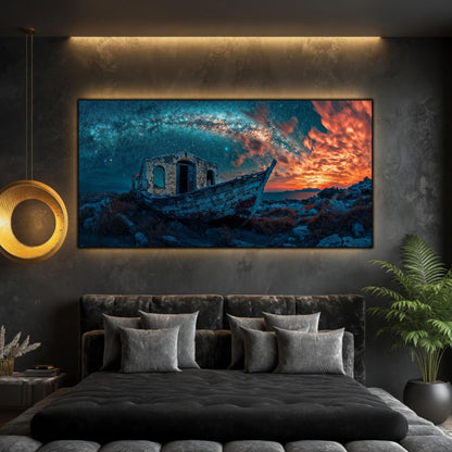 Tablouri Living Sticlă – The Quiet Relic | The Light We Encounter