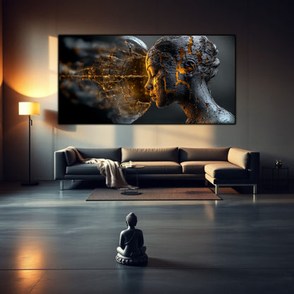 Tablou Sticla Securizata - Broken Mind 27