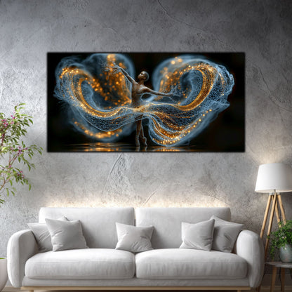 Tablou Abstract Living – The Blue Embrace