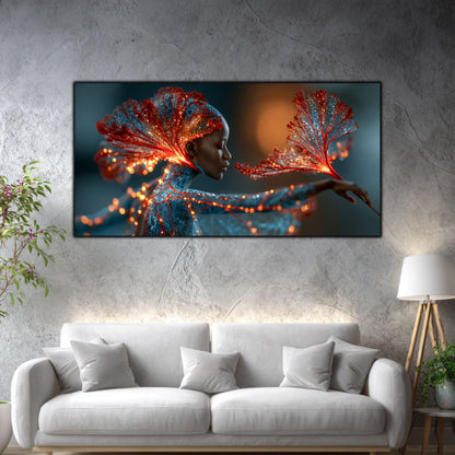 Tablou Abstract Living – Where the Fire Turns