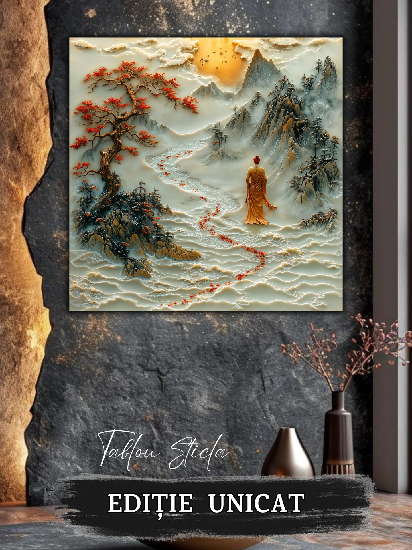 Tablou Sticla - Silk Road - 09