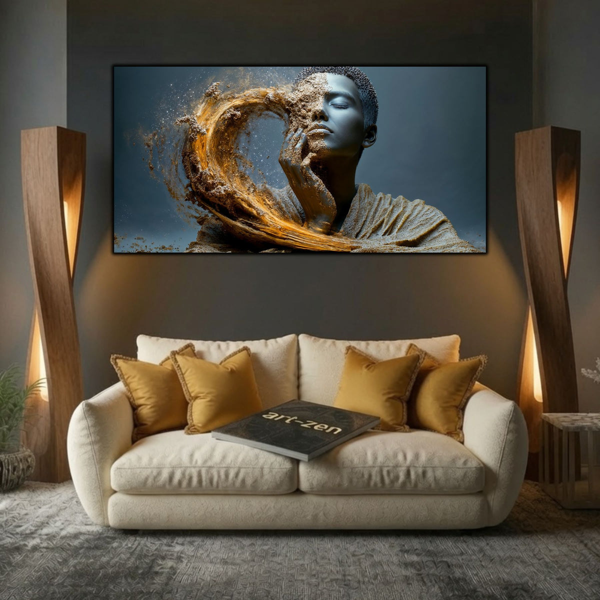 Tablou Abstract Living – Atingerea pulberii de stele