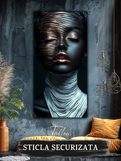 Innerverse - Tablou Sticla  - Unicat - no25