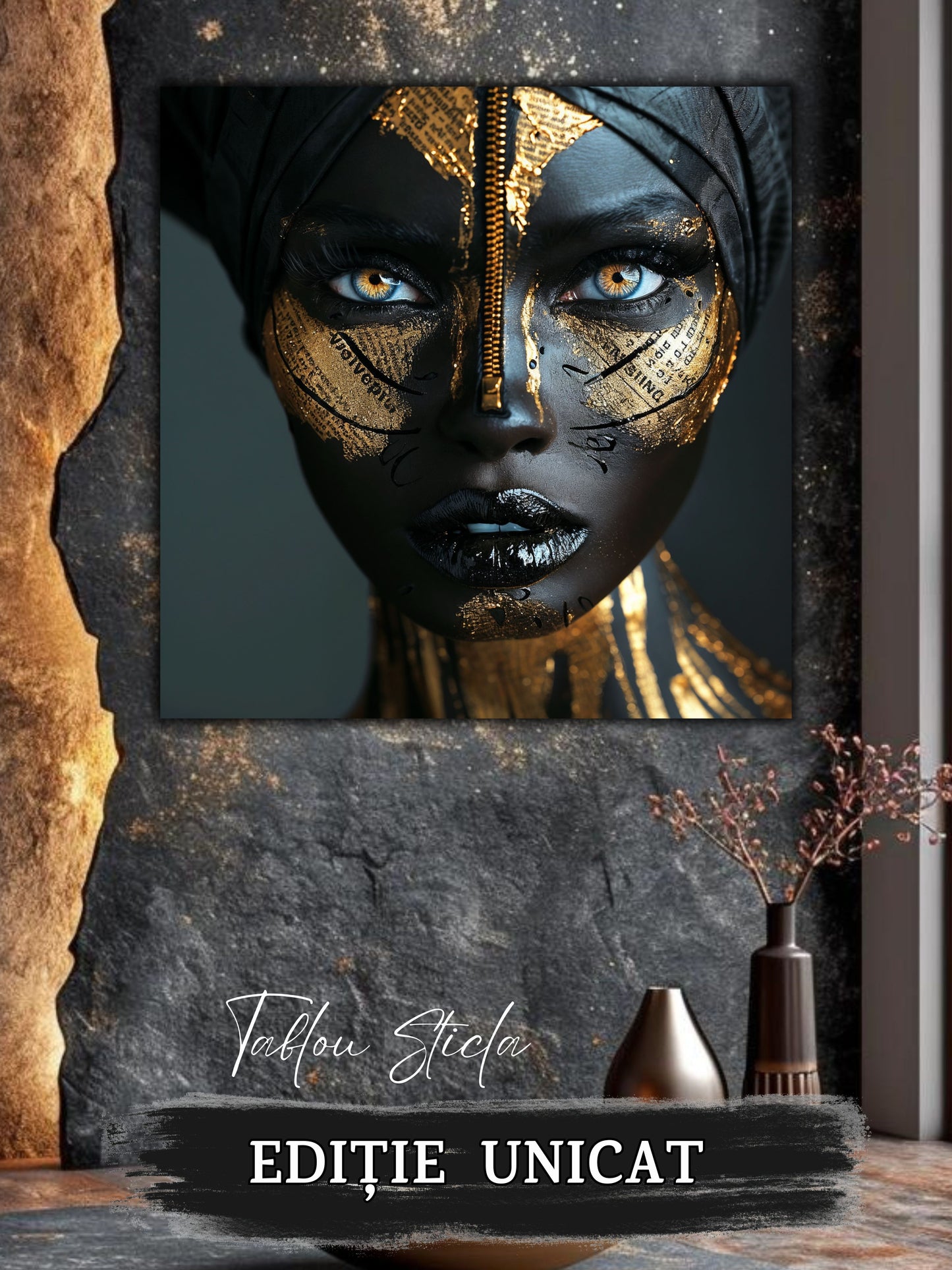Dark Zen - Tablou Sticla Securizata - 07