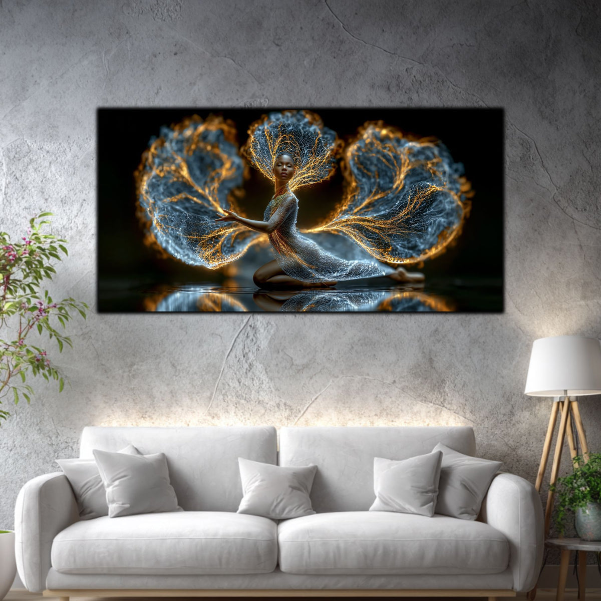 Tablou Abstract Living – The Blind Gold