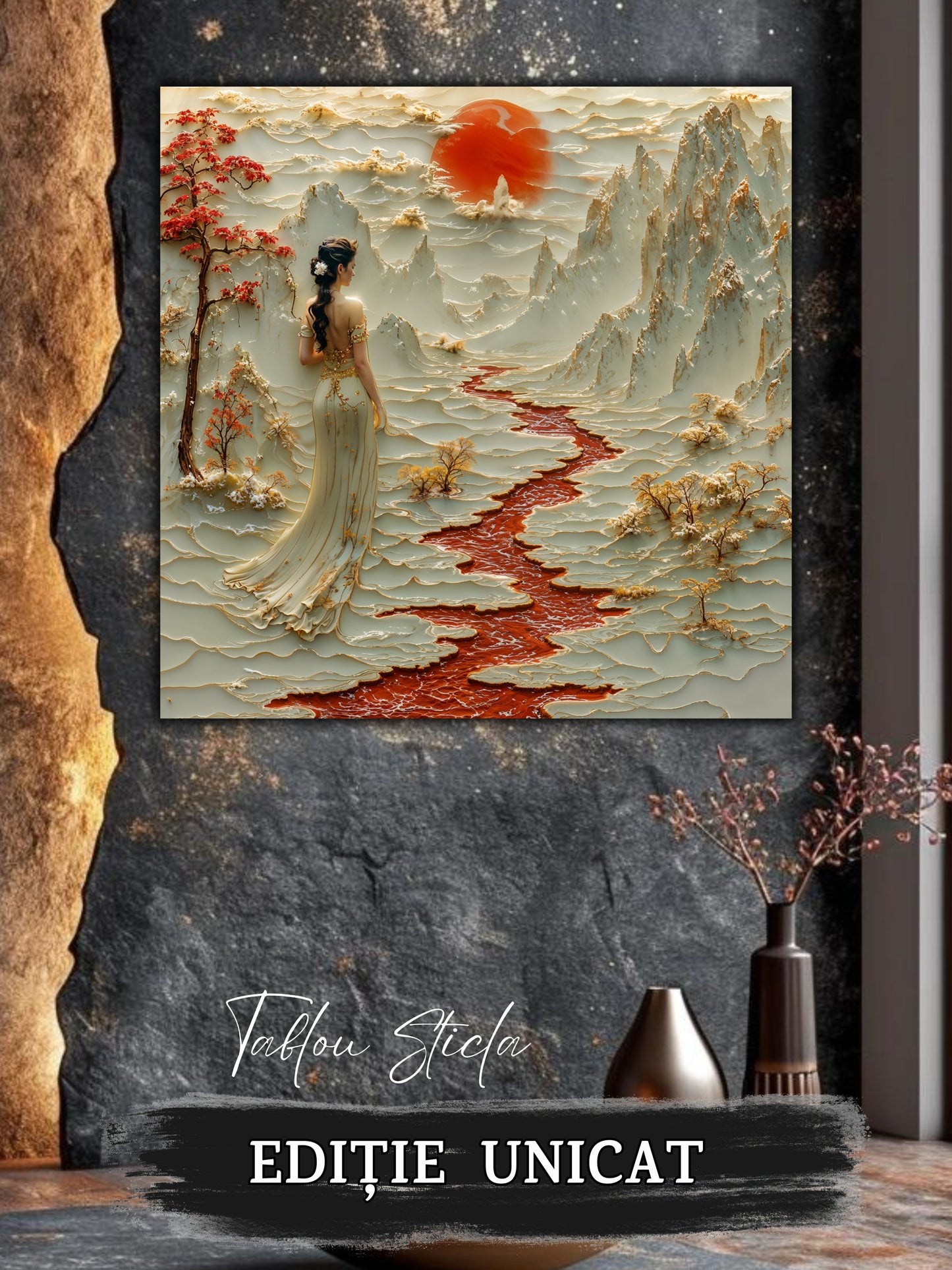 Tablou Sticla - Silk Road - 12