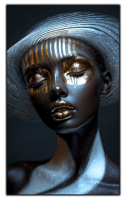 Dark White - Tablou Sticla Securizata - NO41