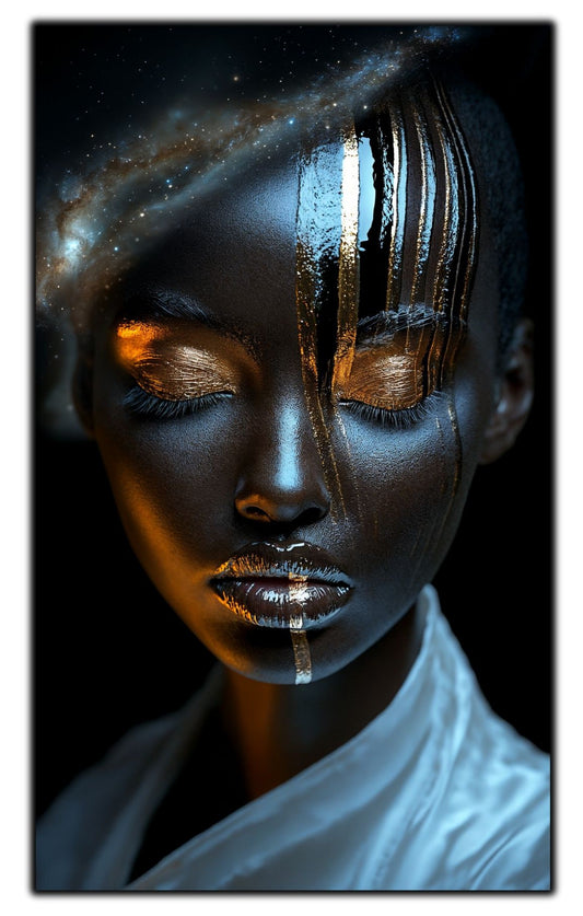 Dark White - Tablou Sticla Securizata - NO40