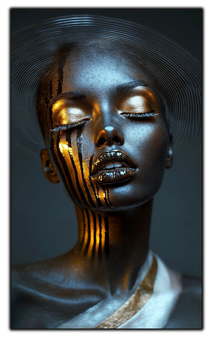 Dark White - Tablou Sticla Securizata - NO36