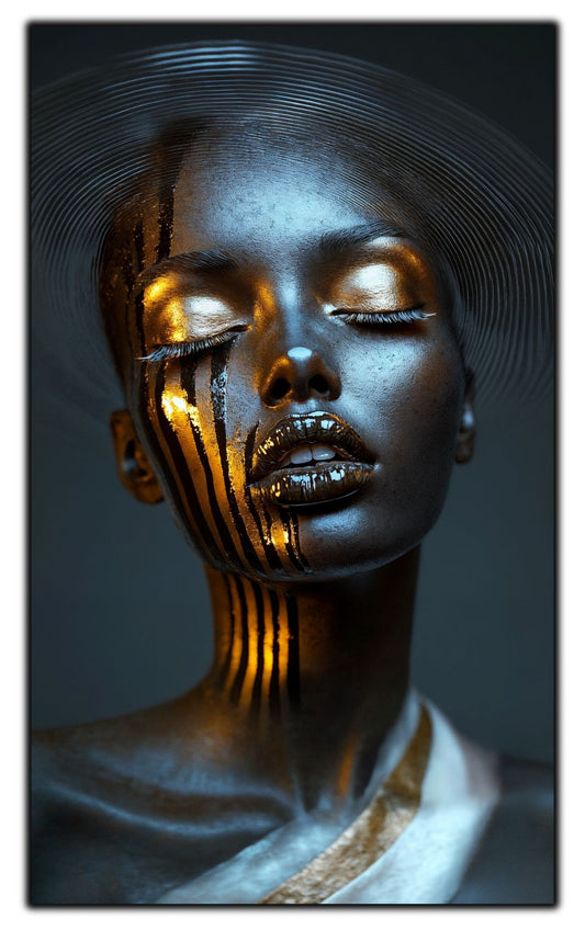 Dark White - Tablou Sticla Securizata - NO36