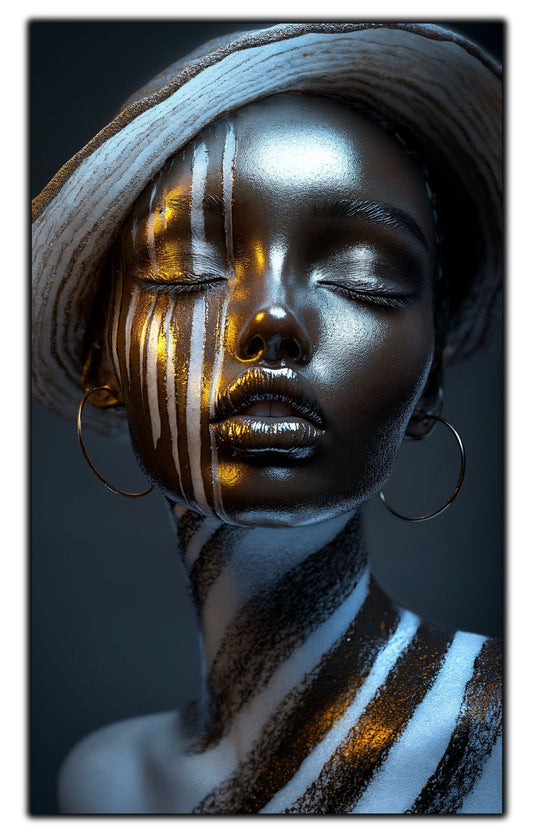 Dark White - Tablou Sticla Securizata - NO38