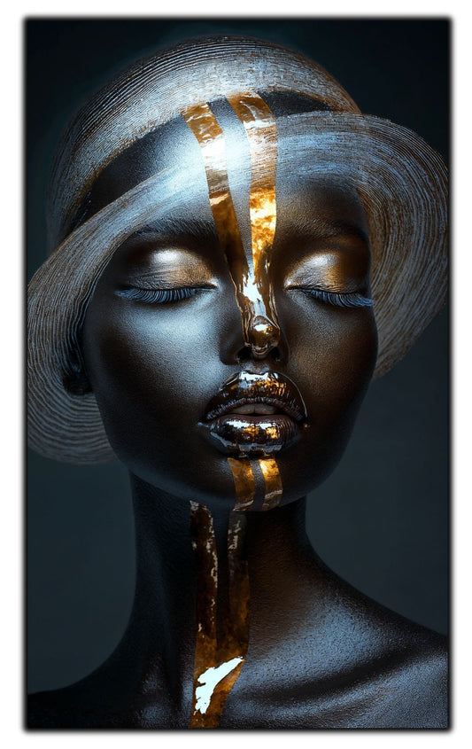 Dark White - Tablou Sticla Securizata - NO39